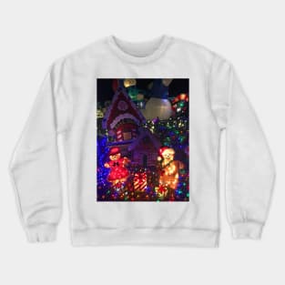 Taylor Residence Christmas Lights Extravaganza 2 Crewneck Sweatshirt